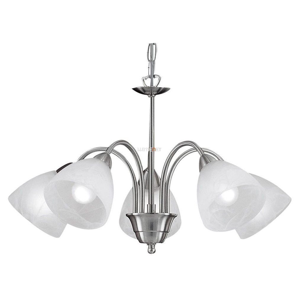 Candelabru în culoarea nichel, cu 5 brațe - Pasto Eglo 13311