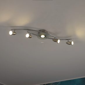   Lampă spot cu cinci socluri, culoare argintiu - Vallida Eglo 13612