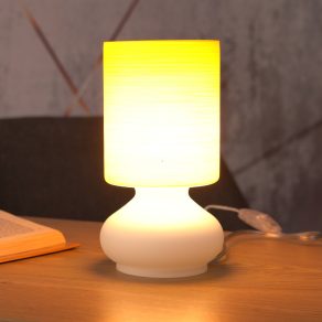   Lampă de veghe portocalie, 22 cm - Leonor Eglo 13956, cu soclu 1xE27