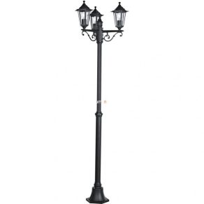   Lampă de exterior cu trei socluri, 192 cm, negru - Laterna Eglo 22145