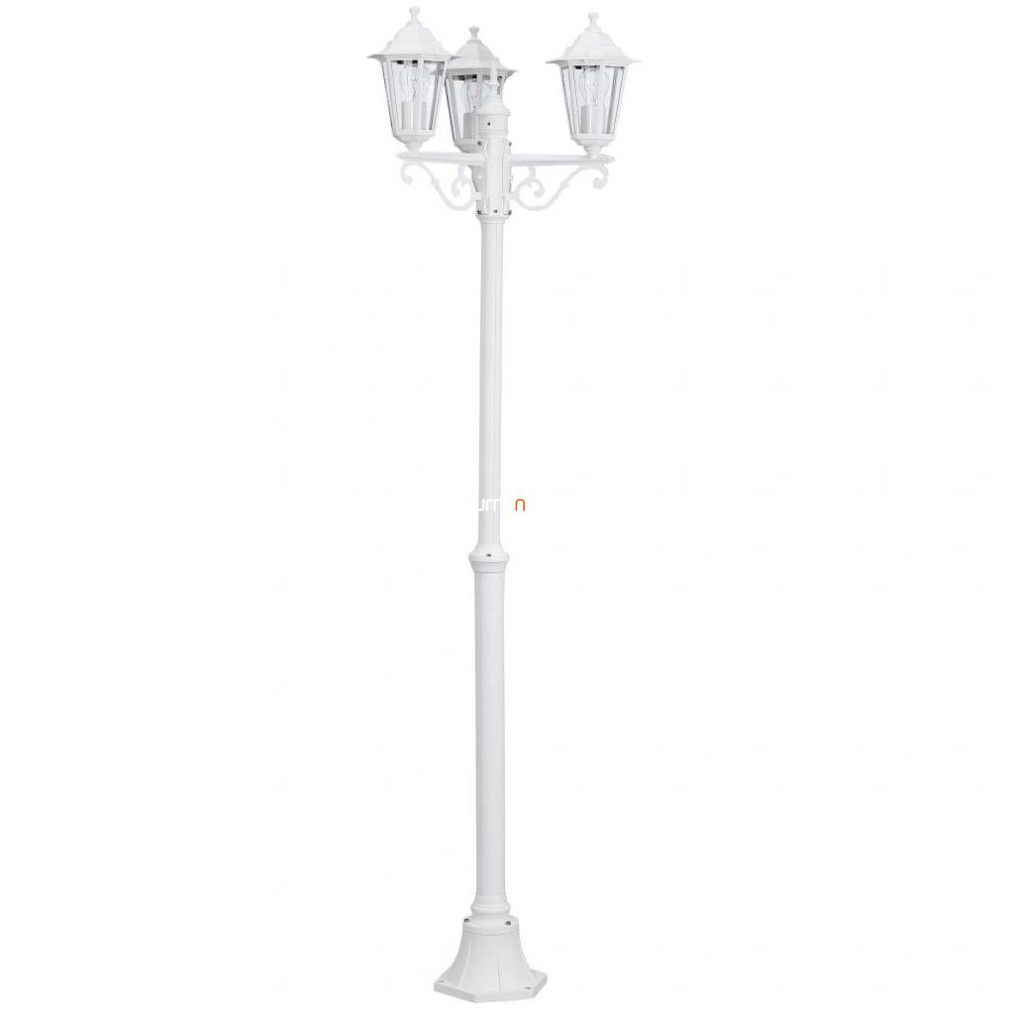 Lampa de exterior cu trei becuri, 192 cm, culoare albă - Laterna Eglo 22996