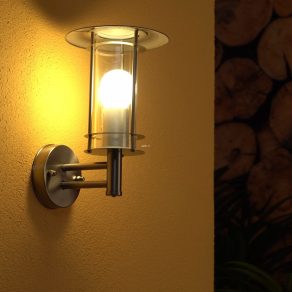 Aplică de exterior, argintiu, 30 cm - Lisio Eglo 30184