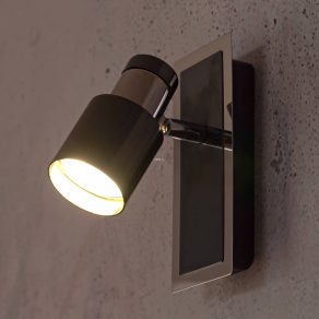 Lampă spot, argintiu-negru - Davida Eglo 30832