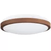 Lampă LED de tavan cu ramă de culoare mocha, lumină albă caldă - Lezuza Eglo 31221
