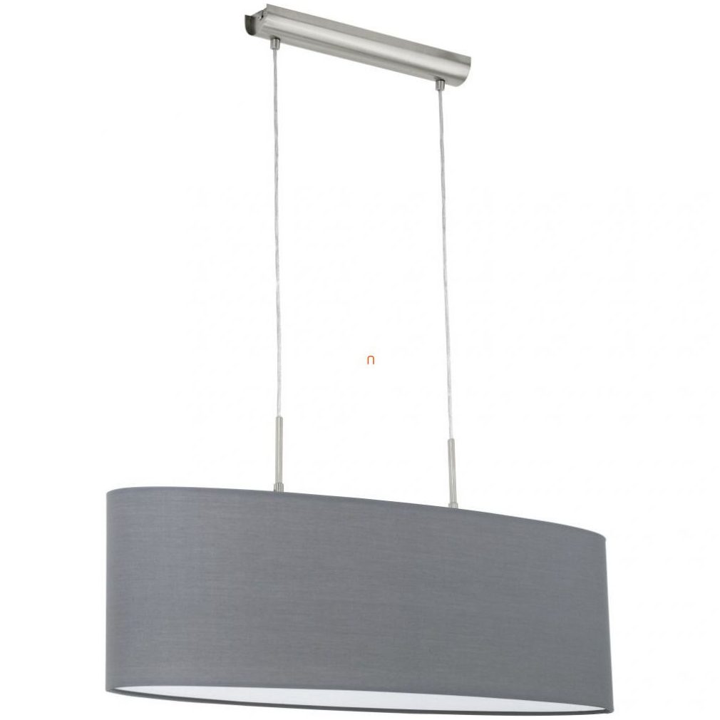 Lampa suspendată cu două becuri, culoare gri - Pasteri Eglo 31582