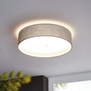   Lampă LED de tavan 10,8 W, alb cald, culoare gri-maro - Pasteri Eglo 31589