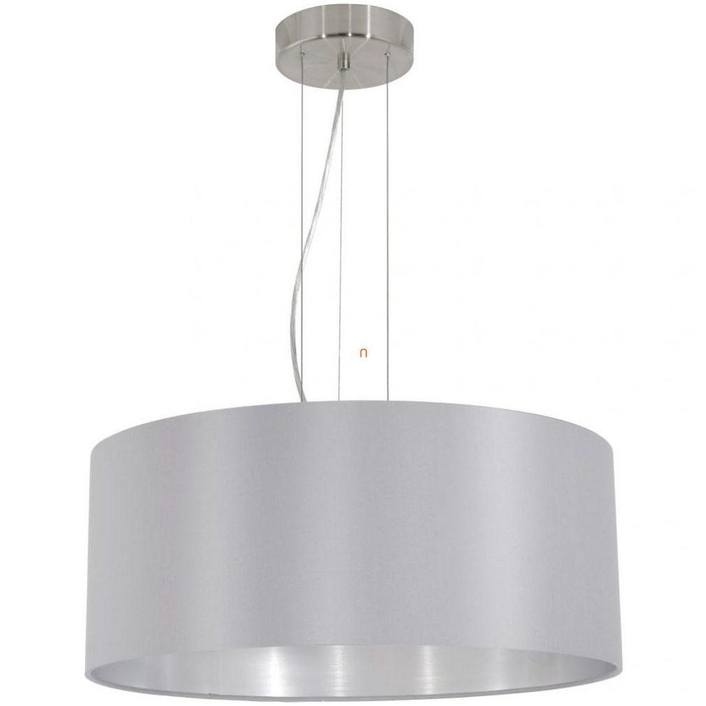 Lampa suspendată cu trei becuri, culoare gri-argintiu - Maserlo Eglo 31606