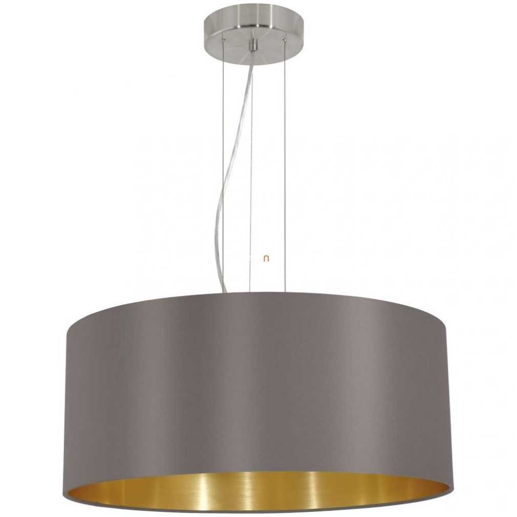 Lampa suspendată cu trei becuri, culoare gri-auriu - Maserlo Eglo 31608