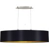 Lampă suspendată cu două socluri, negru și auriu - Maserlo Eglo 31616