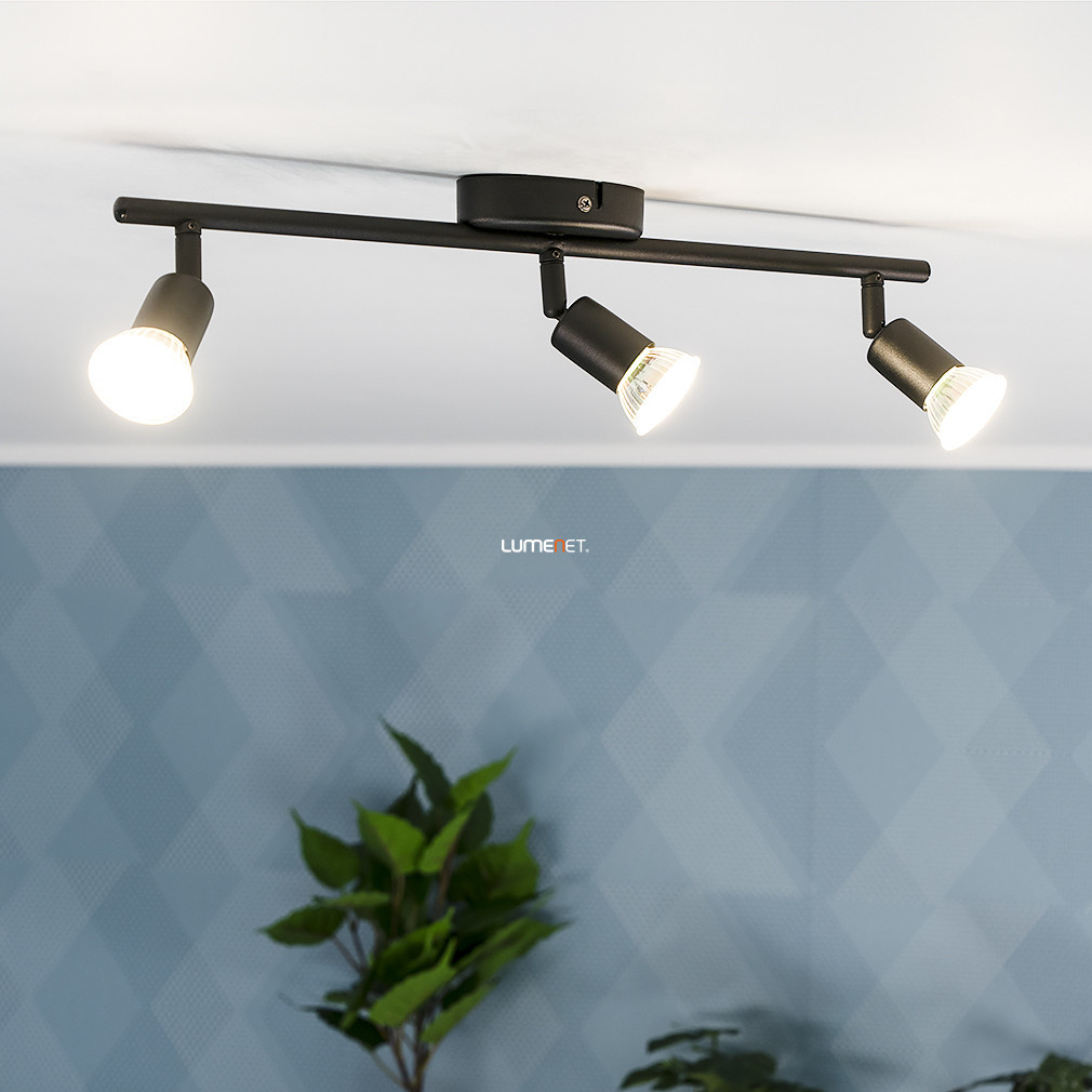 Spot cu trei socluri negru - Buzz-LED Eglo 32431