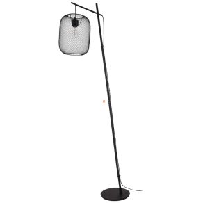   Lampă de podea cu comutator la picior, 194 cm, negru - Wrington Eglo 32468, stil scandinav, cu soclu 1xE27