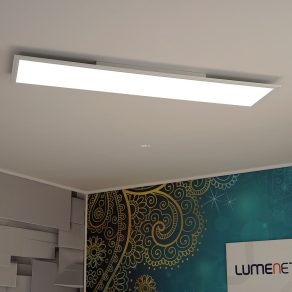   Lampă LED de tavan 40 W, alb rece, 120x30 cm, culoare albă - Salobrena Eglo 32811