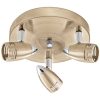 Lampă spot cu trei socluri, 18 cm, culoare bronz - Magnum Eglo 32908