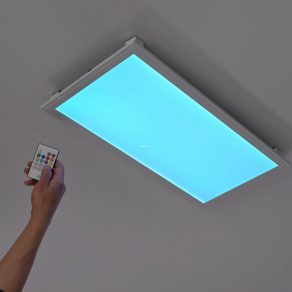   Lampă LED încastrată cu telecomandă 21 W, alb rece, 60x30 cm, culoare albă - Salobrena Eglo 33108