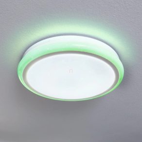   Lampă LED de tavan cu telecomandă - Lipari Eglo 33195, 2050 lm, 3000-6500 K+RGB, temperatură și culoare reglabile, 17,5+3 W, 220-240 V