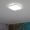 Lampă LED pătrată pentru tavan 11,5 W, alb rece, culoare albă - Frania Eglo 33602