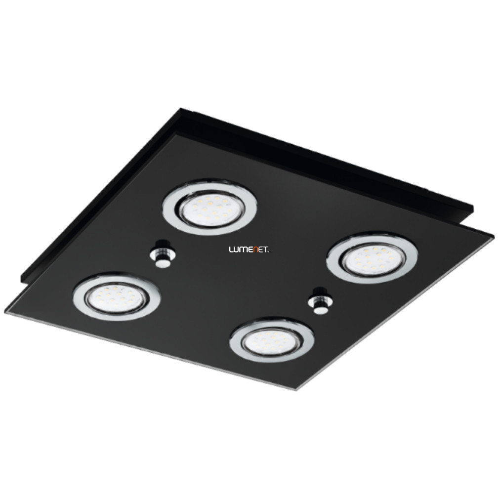 Lampa de tavan cu patru becuri, negru - Grattino Eglo 33804