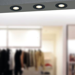 Spot LED încastrat, negru - Saliceto Eglo 33997