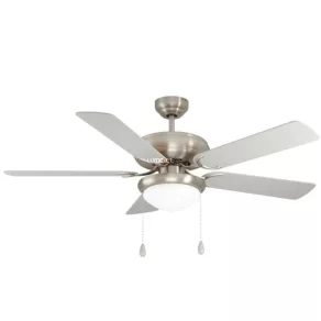   Lampă de tavan cu ventilator reglabil și două socluri, alb-argintiu - Ballina Eglo 35078