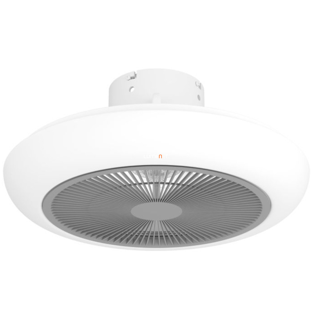 Lampa LED de tavan cu ventilator și telecomandă, 25,5 W, alb rece-alb cald, alb-gri - Sayulita Eglo 35093