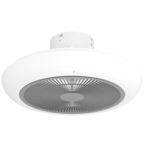   Ventilator de tavan cu lampă LED și telecomandă, 25,5 W, alb rece-cald, culoare alb-gri - Sayulita Eglo 35093