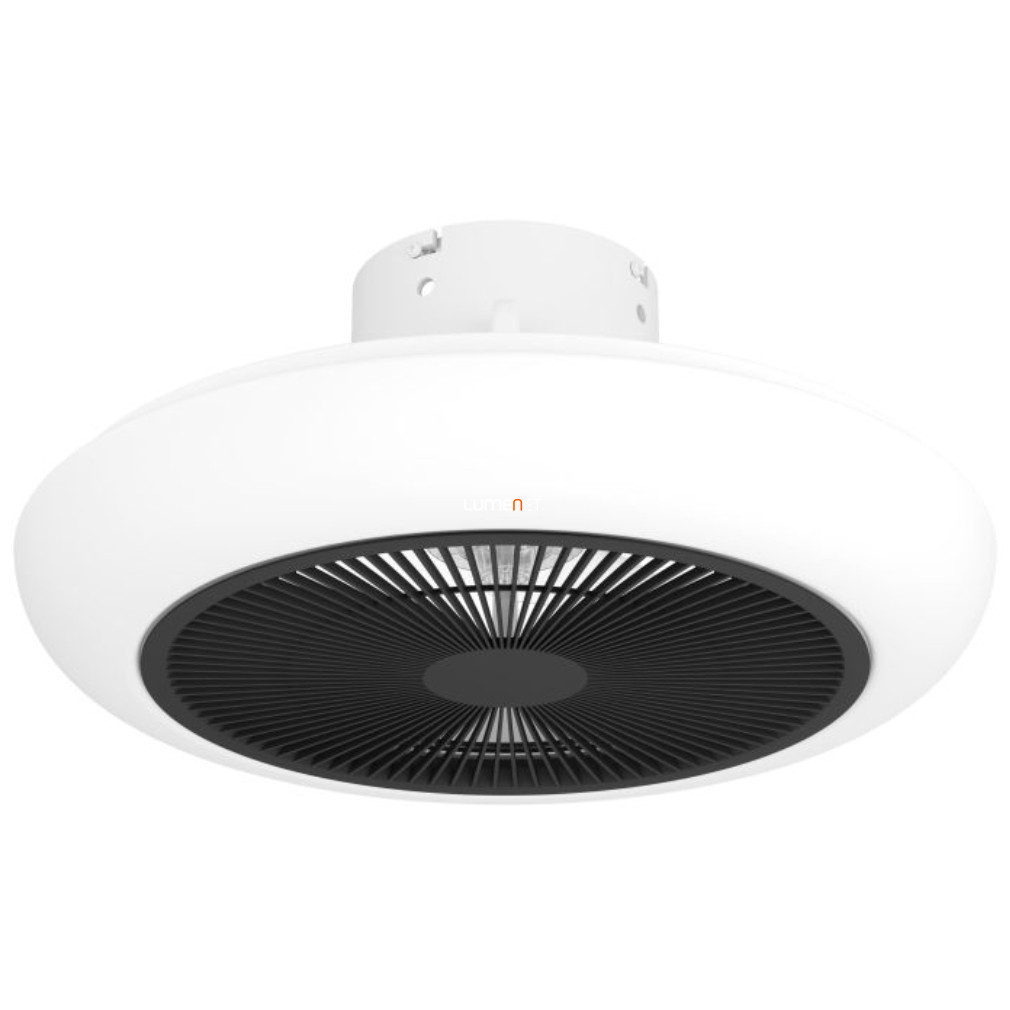 Lampa LED de tavan cu ventilator și telecomandă, 25,5 W, alb rece-alb cald, negru-alb - Sayulita Eglo 35094