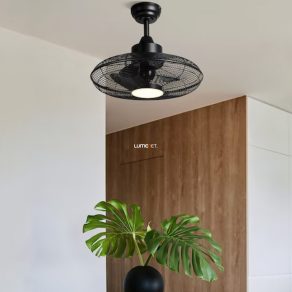   Lampă LED de tavan cu telecomandă 15 W, alb rece-cald, negru - Igeldo Eglo 35133