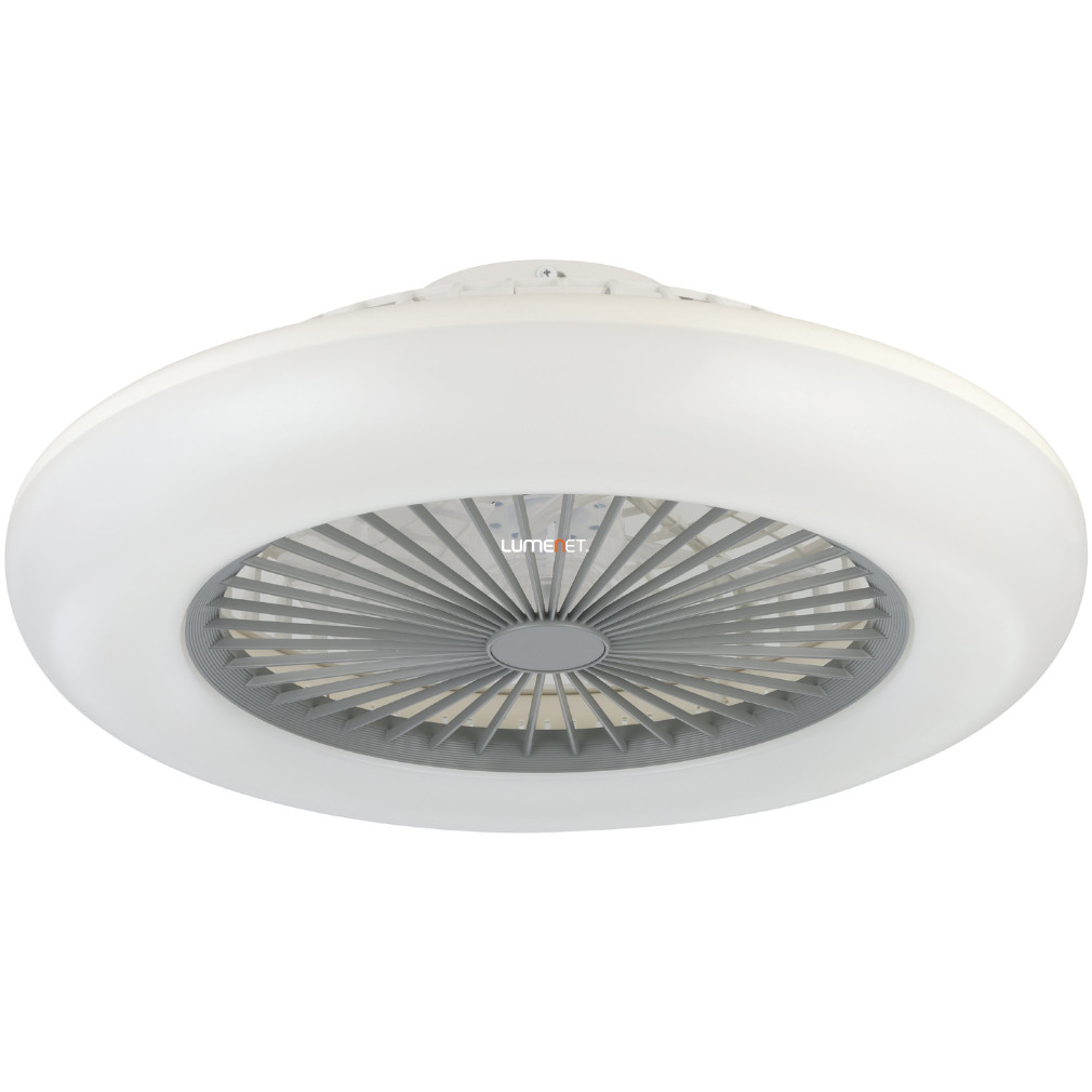 Ventilator de tavan Lampă LED cu telecomandă 3X12,6 W, alb rece-mediu, alb-gri (Sayulita)