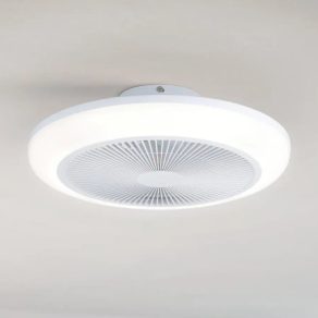   Lampă LED cu ventilație pentru tavan, cu telecomandă - Sayulita 1 Eglo 35215, 3280 lm, 2700-6500 K+RGB, luminozitate, temperatură de culoare și culoare reglabile, 4x5,2+4,5 W, 220-240 V