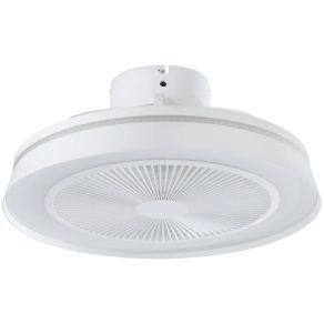   Lampă LED ventilată pentru tavan, cu telecomandă - Vallonia 1 Eglo 35218, 3200 lm, 2700-6500 K+RGB, luminozitate, temperatură de culoare și culoare reglabile, 25,2+6,5 W, 220-240 V
