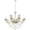 Candelabru din cristal în nuanță chihlimbar, 12 brațe - Basilano Eglo 39094
