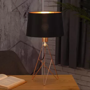   Lampă de birou cu trei picioare, 56 cm - Camporale Eglo 39178 - cu întrerupător cu cablu, cu 1 soclu E27