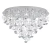 Lustră cu LED-uri și flori de cristal - Pianopoli Eglo 39246
