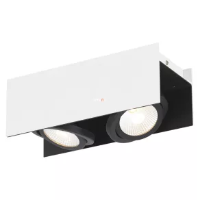   Spot LED cu intensitate reglabilă, 2x5,4 W, alb cald, alb-negru - Vidago Eglo 39316