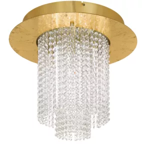   Lampă LED de tavan cu intensitate reglabilă, 10x4,3 W, alb cald, culoare aurie - Vilalones Eglo 39398