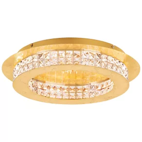   Lampă LED de tavan cu intensitate reglabilă, 10x3,15 W, alb cald, culoare aurie - Principe Eglo 39405