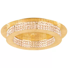   Lampă LED de tavan cu intensitate reglabilă, 14x3,15 W, alb cald, culoare aurie - Principe Eglo 39406