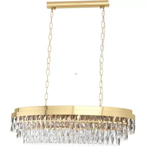   Lustră din cristal de culoare aurie în stil Art Deco, cu 10 becuri - Valparaiso Eglo 39462