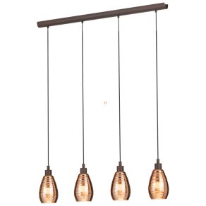   Lampă suspendată cu patru socluri, maro-cupru - Siracusa Eglo 39507