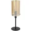 Lampă de masă din sticlă, culoare chihlimbar, 60 cm - Polverara Eglo 39541, cu 1 soclu E27