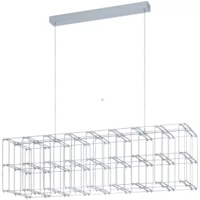   Lampă suspendată cu LED reglabilă, 81x0,75 W, alb cald, finisaj cromat - Frontera Eglo 39763