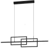 Lampă suspendată cu LED reglabilă, 32 W, alb cald, negru-alb - Puebla Eglo 39797