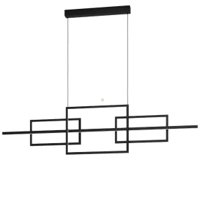   Lampă suspendată cu LED reglabilă, 38 W, alb cald, negru-alb - Puebla Eglo 39798
