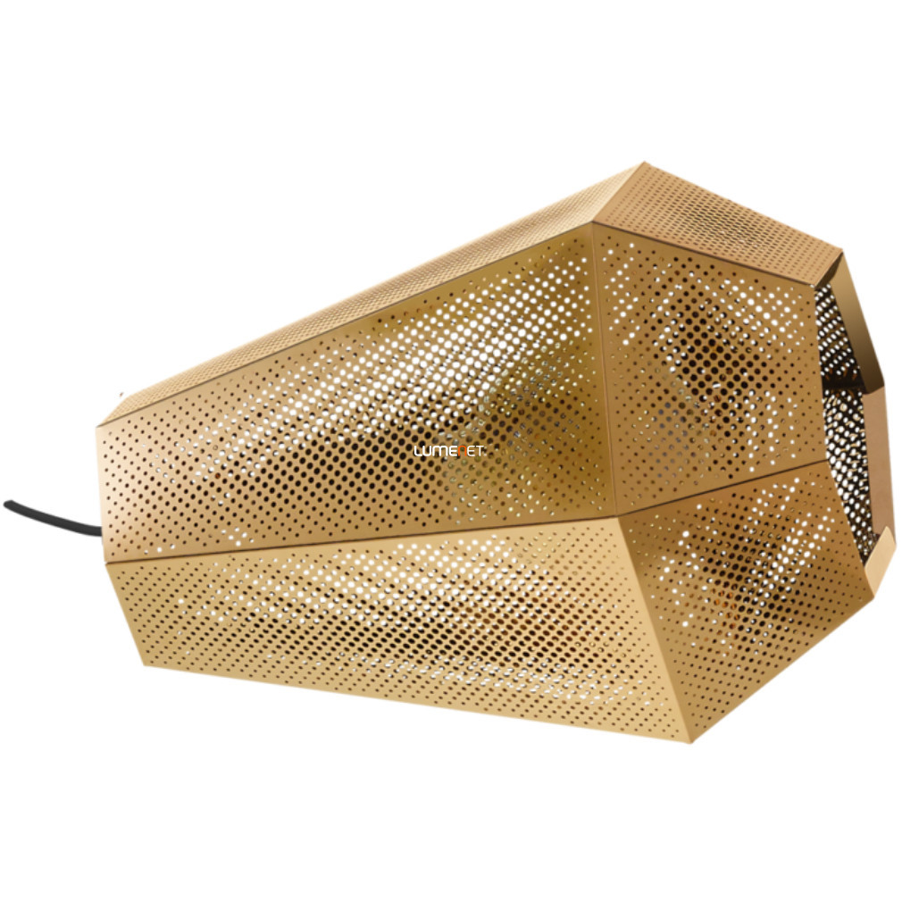 Lampa de masă cu lumină ambientală, culoare alamă, 20 cm - Chiavica Eglo 43229, cu soclu 1xE27