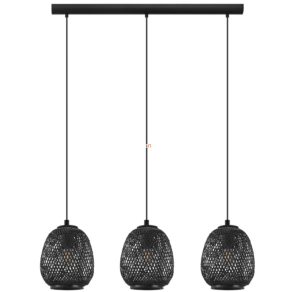   Lampă suspendată cu trei socluri, negru - Dembleby Eglo 43266