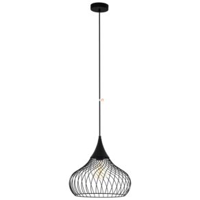 Lampă suspendată, negru - Staverton Eglo 43344