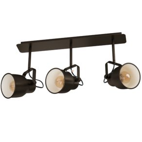   Lampă spot cu trei socluri, culoare bronz-bej - Mitchley Eglo 43387