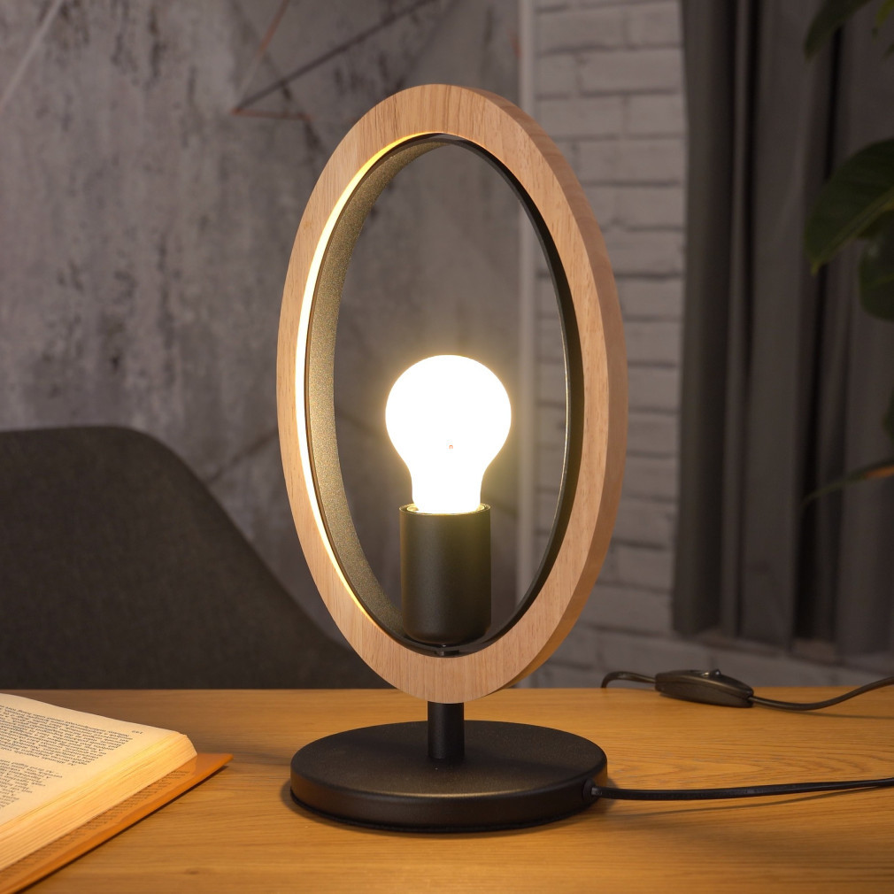 Lampa de masă cu inel, 34 cm - Basildon Eglo 43464, cu 1xE27 soclu