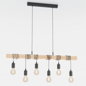 Lampă suspendată cu șase socluri - Townshend Eglo 43513