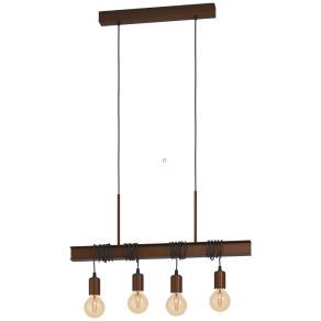   Lampă suspendată cu patru socluri, finisaj maro antic - Townshend Eglo 43523